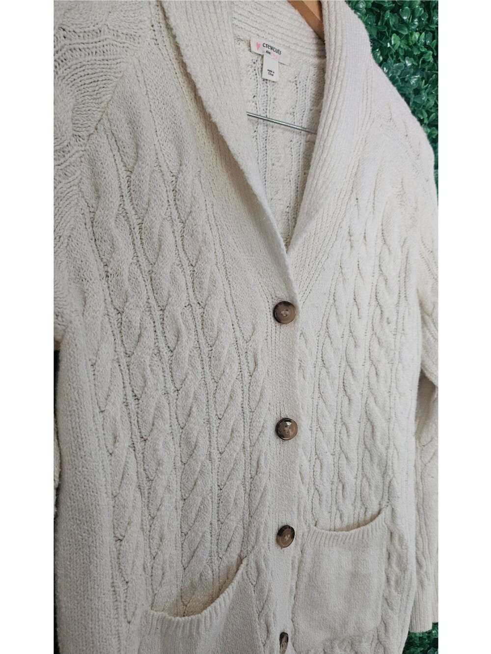 J.Crew Crewcuts Cableknit Cardigan